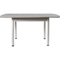 Кухонный стол ВВР ЛДСП Раздвижной (камень светлый/прямое белый) - Превью изображения №6 — Интернет-магазин ПроЗаказ