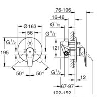 Смеситель Grohe Bauedge 29079001 - Превью изображения №5 — Интернет-магазин ПроЗаказ