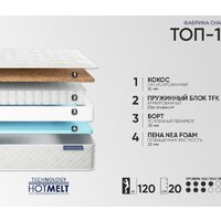 Матрас Фабрика сна Топ-1 120x190 - Превью изображения №2 — Интернет-магазин ПроЗаказ