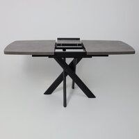 Кухонный стол Мамадома Leonel-130 раздвижной 130-165х85 (дымчатая керамика/черный) - Превью изображения №20 — Интернет-магазин ПроЗаказ