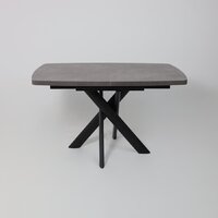 Кухонный стол Мамадома Leonel-130 раздвижной 130-165х85 (дымчатая керамика/черный) - Превью изображения №18 — Интернет-магазин ПроЗаказ