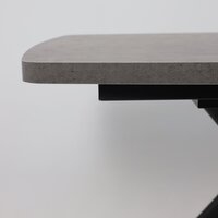 Кухонный стол Мамадома Leonel-130 раздвижной 130-165х85 (дымчатая керамика/черный) - Превью изображения №13 — Интернет-магазин ПроЗаказ