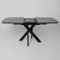 Кухонный стол Мамадома Leonel-130 раздвижной 130-165х85 (дымчатая керамика/черный) - Превью изображения №19 — Интернет-магазин ПроЗаказ