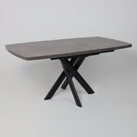 Кухонный стол Мамадома Leonel-130 раздвижной 130-165х85 (дымчатая керамика/черный) - Превью изображения №17 — Интернет-магазин ПроЗаказ