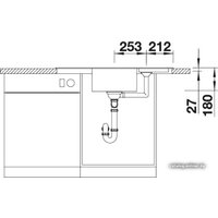 Кухонная мойка Blanco Zia 9 E (белый) [514758] - Превью изображения №4 — Интернет-магазин ПроЗаказ
