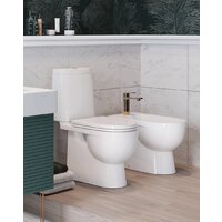 Унитаз напольный Sanita Luxe Fest Comfort WC.CC/Fest/2-DM/WHT.G/S1 - Превью изображения №5 — Интернет-магазин ПроЗаказ