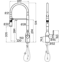 Смеситель Paulmark Magneto One Ma213188-AN (черный/антрацит) - Превью изображения №12 — Интернет-магазин ПроЗаказ