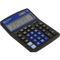Бухгалтерский калькулятор BRAUBERG Extra 12-BKBU 250472 (черный/синий) - Превью изображения №4 — Интернет-магазин ПроЗаказ