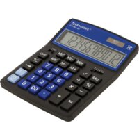 Бухгалтерский калькулятор BRAUBERG Extra 12-BKBU 250472 (черный/синий) - Превью изображения №3 — Интернет-магазин ПроЗаказ