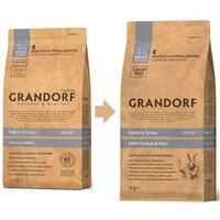 Сухой корм для собак Grandorf Medium & Maxi Breeds Rabbit & Turkey (с кроликом/индейкой) 10 кг - Превью изображения №2 — Интернет-магазин ПроЗаказ