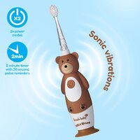 Электрическая зубная щетка Brush-Baby WildOnes Bear - Превью изображения №6 — Интернет-магазин ПроЗаказ
