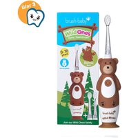 Электрическая зубная щетка Brush-Baby WildOnes Bear - Превью изображения №3 — Интернет-магазин ПроЗаказ