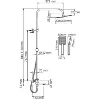 Душевая система  Wasserkraft A199.118.141.010.CH Thermo - Превью изображения №3 — Интернет-магазин ПроЗаказ