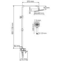 Душевая система  Wasserkraft A177.118.065.087.CH - Превью изображения №3 — Интернет-магазин ПроЗаказ