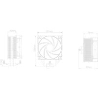 Кулер для процессора DeepCool AK400 ZERO DARK R-AK400-BKNNMN-G-2 - Превью изображения №2 — Интернет-магазин ПроЗаказ
