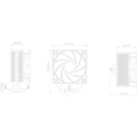 Кулер для процессора DeepCool AK400 ZERO DARK R-AK400-BKNNMN-G-2 - Превью изображения №2 — Интернет-магазин ПроЗаказ