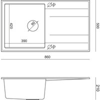 Кухонная мойка Quadron HCQE8650U5_PVDC1_P2O - Превью изображения №7 — Интернет-магазин ПроЗаказ