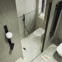 Душевая дверь MaybahGlass 198x60 MGD-797-6 (прозрачное стекло/черный) - Превью изображения №7 — Интернет-магазин ПроЗаказ