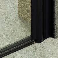 Душевая дверь MaybahGlass 198x60 MGD-797-6 (прозрачное стекло/черный) - Превью изображения №3 — Интернет-магазин ПроЗаказ