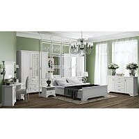 Шкаф распашной Black Red White Kentaki S320-NADN1W (белый/белый) - Превью изображения №3 — Интернет-магазин ПроЗаказ