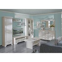 Шкаф распашной Black Red White Kentaki S320-NADN1W (белый/белый) - Превью изображения №9 — Интернет-магазин ПроЗаказ