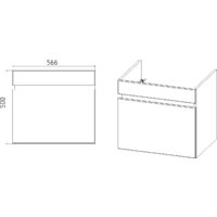  Viant Тумба с умывальником Мальта Como 60 VMAL60CO-T1YP+S-UM-COM60/1-w - Превью изображения №6 — Интернет-магазин ПроЗаказ