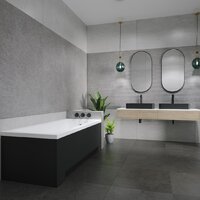 Ванна Lauter Bianca 140 21207140 (с ножками, черным подголов.,черным лиц. и торц.экраном) - Превью изображения №10 — Интернет-магазин ПроЗаказ