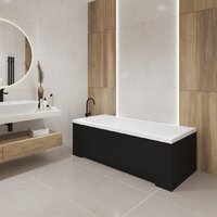 Ванна Lauter Bianca 140 21207140 (с ножками, черным подголов.,черным лиц. и торц.экраном) - Превью изображения №19 — Интернет-магазин ПроЗаказ