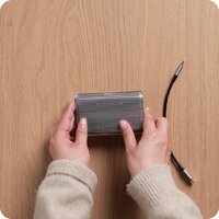 Бокс для накопителей M.2 Satechi USB4 NVMe SSD Pro Enclosure ST-EU4NPM - Превью изображения №6 — Интернет-магазин ПроЗаказ