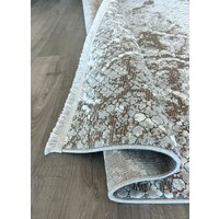 Ковер для жилой комнаты Radjab Carpet Бутик BT 328 Прямоугольник 11549RK (2x2.9, Cream/Brown) - Превью изображения №4 — Интернет-магазин ПроЗаказ