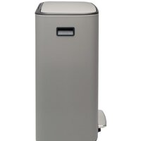 Система сортировки мусора Brabantia Bo Pedal Bin 2 x 30 л (минерально-серый) - Превью изображения №2 — Интернет-магазин ПроЗаказ