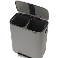 Система сортировки мусора Brabantia Bo Pedal Bin 2 x 30 л (минерально-серый) - Превью изображения №4 — Интернет-магазин ПроЗаказ