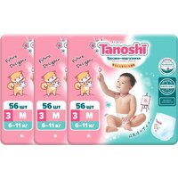 Tanoshi Baby Pants M 6-11 кг (168 шт)