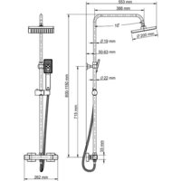 Душевая система  Wasserkraft A15502 Thermo - Превью изображения №8 — Интернет-магазин ПроЗаказ