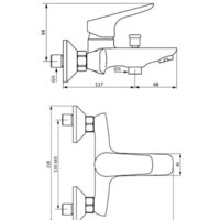 Смеситель Damixa Origin Bit 771000000 - Превью изображения №3 — Интернет-магазин ПроЗаказ