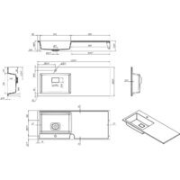 Умывальник Roxen Faber 120L 30010120L-W - Превью изображения №4 — Интернет-магазин ПроЗаказ