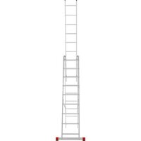 Лестница-стремянка Новая высота NV 223 алюминиевая трёхсекционная 3x9 ступеней - Превью изображения №5 — Интернет-магазин ПроЗаказ