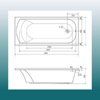 Ванна Ventospa Diona 180x80 (с каркасом и экраном) - Превью изображения №8 — Интернет-магазин ПроЗаказ