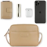 Женская сумка Bugatti Elsa 49460354 (песочный) - Превью изображения №11 — Интернет-магазин ПроЗаказ