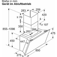 Кухонная вытяжка Bosch Serie 8 DWK91LT65 - Превью изображения №7 — Интернет-магазин ПроЗаказ