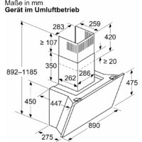 Кухонная вытяжка Bosch Serie 8 DWK91LT65 - Превью изображения №8 — Интернет-магазин ПроЗаказ