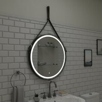  Континент Зеркало Millenium Black Led D 50 (натуральная кожа, черный) - Превью изображения №14 — Интернет-магазин ПроЗаказ