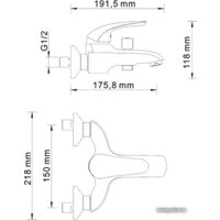 Смеситель Wasserkraft Rossel 2801 - Превью изображения №3 — Интернет-магазин ПроЗаказ