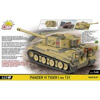 Конструктор Cobi Historical Collection WWII Panzer VI Tiger I no 131 - Превью изображения №4 — Интернет-магазин ПроЗаказ
