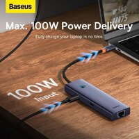 Док-станция Baseus Flite Series 7-Port Hub B00052805813-00 - Превью изображения №6 — Интернет-магазин ПроЗаказ