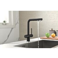 Смеситель Paulmark Serpentine Se213222-418 (черный/черный металлик) - Превью изображения №6 — Интернет-магазин ПроЗаказ