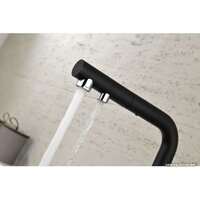 Смеситель Paulmark Serpentine Se213222-418 (черный/черный металлик) - Превью изображения №8 — Интернет-магазин ПроЗаказ