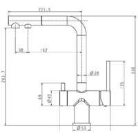 Смеситель Paulmark Serpentine Se213222-418 (черный/черный металлик) - Превью изображения №9 — Интернет-магазин ПроЗаказ