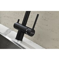 Смеситель Paulmark Serpentine Se213222-418 (черный/черный металлик) - Превью изображения №7 — Интернет-магазин ПроЗаказ