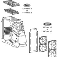 Корпус Thermaltake AH T200 Snow CA-1R4-00S6WN-00 - Превью изображения №12 — Интернет-магазин ПроЗаказ